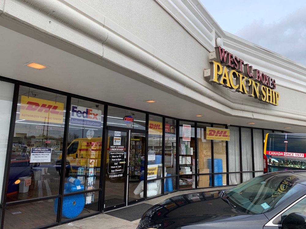 WEST U PACK N SHIP Updated August 2024 11 Photos & 14 Reviews 5318 Weslayan St, Houston