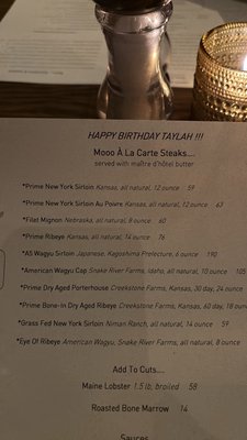 Menu photo 4 Mooo.... Beacon Hill Boston, MA