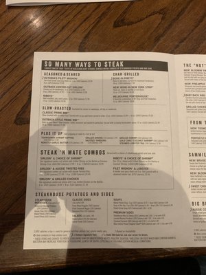Outback Steakhouse Columbus Menu With Prices: Ultimate Guide 2025