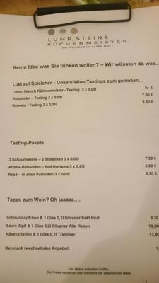 Menu photo 1 Lump, Stein & Küchenmeister Munich, BY