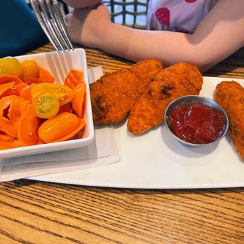 ChopHouse Grille - Kid's Chicken Fingers with carrots and tomatoes - Steakhouses Near Me - Exton, Pennsylvania ChopHouse Grille - Kid's Chicken Fingers with carrots and tomatoes - Steakhouses Near Me - Exton, Pennsylvania