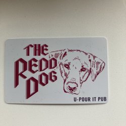 The Redd Dog - Use this to get your drink