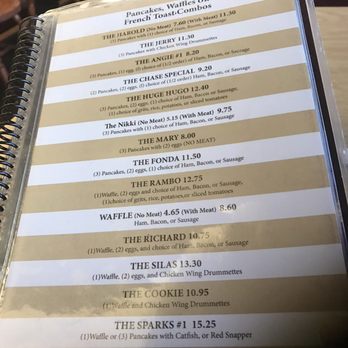 The Serving Spoon - Just a glimpse at part of the breakfast menu - Breakfast & Brunch Near Me - Inglewood, California