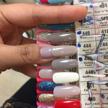 Captivate Nail Spa - Friend asked for 444. WAY more purple than it looks in the sample - Nail Salons Near Me - Fullerton, California