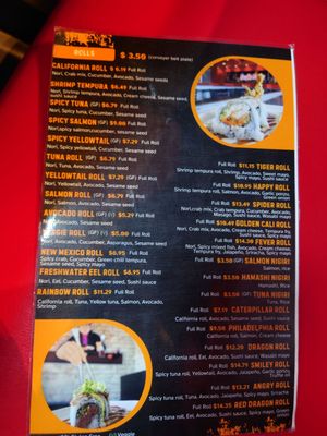Menu photo 6 Sushi Fever Albuquerque, NM