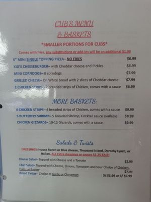 Menu photo 3 Bear-n-T’s Hideaway Alexandria, NE