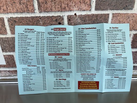 Menu photo 1 Michael's Burger Canoga Park, CA Menu photo 1 Michael's Burger Canoga Park, CA
