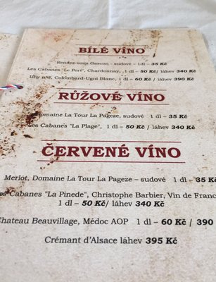 Menu photo 1 Bistrot de Papa Horní Dubenky, VY Menu photo 1 Bistrot de Papa Horní Dubenky, VY