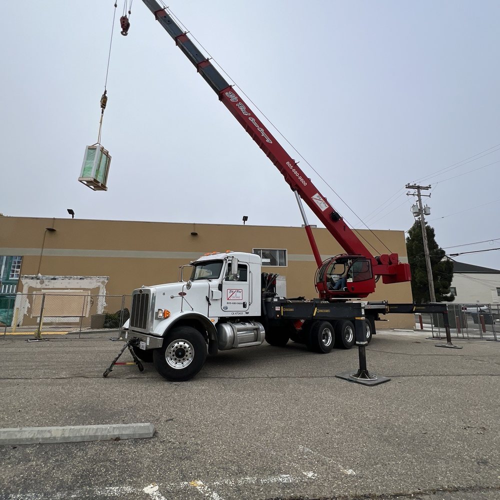 Big Red Crane Company - Equipment lift - Crane Services Near Me - Carpinteria, California Big Red Crane Company - Equipment lift - Crane Services Near Me - Carpinteria, California