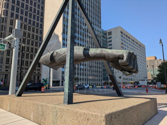 Monument to Joe Louis “The Fist” by null