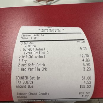 In-N-Out Burger - Burgers Near Me - Modesto, California