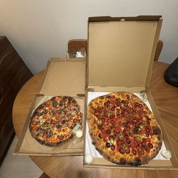 Tribute Pizza - costco supreme 12" on the left hotboy NY 18" on the right - Pizza Near Me - San Diego, California Tribute Pizza - costco supreme 12" on the left hotboy NY 18" on the right - Pizza Near Me - San Diego, California
