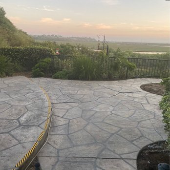 Van Slyke Landscape - Beautiful view but cracked patio and rusted fence took away from it - Landscaping Near Me - Encinitas, California Van Slyke Landscape - Beautiful view but cracked patio and rusted fence took away from it - Landscaping Near Me - Encinitas, California