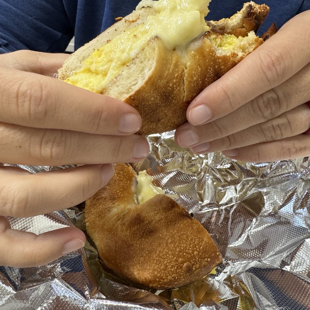 Baked & Brewed - Bacon, egg, and cheese bagel - Coffee & Tea Near Me - Warwick, Rhode Island