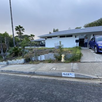 Platinum Paving & Landscaping - Before picture.  Definitely needed help! - Landscaping Near Me