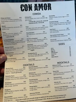 Menu photo 3 Con Amor Tampa, FL