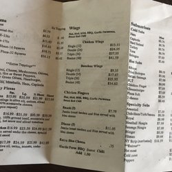 Vargos Pizzeria - Menu