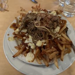 This is listed as a 'Small Plate' - pulled pork poutine  whose deliciousness is exceeded only by its size! Fantastic!