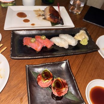 Nobu Malibu - Crispy Rice with Spicy Tuna* (Price per piece - 2 pc min) - Sushi Bars Near Me - Malibu, California Nobu Malibu - Crispy Rice with Spicy Tuna* (Price per piece - 2 pc min) - Sushi Bars Near Me - Malibu, California