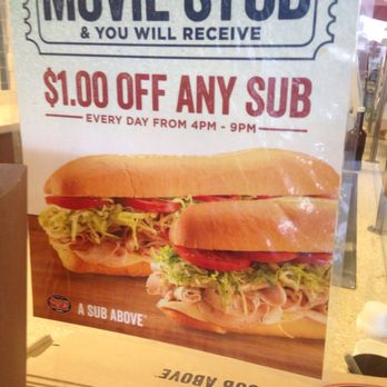 Jersey Mike's Subs - Movie ticket sandwich deal. - Delis Near Me - Goleta, California