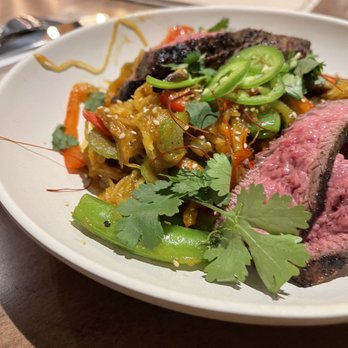 Flower Child - Singapore Noodles with Steak - Salad Near Me - Gilbert, Arizona