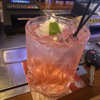 The Tavern - Gin, soda water, splash of cranberry with lime - American Near Me - Las Vegas, Nevada The Tavern - Gin, soda water, splash of cranberry with lime - American Near Me - Las Vegas, Nevada