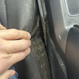 Drivers seat crevice Drivers seat crevice