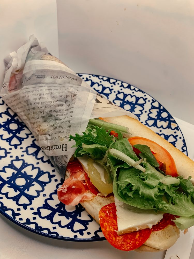 Food from Godfather's Downtown Deli