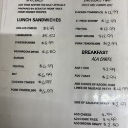 Tina's Diner & Dairy Stop