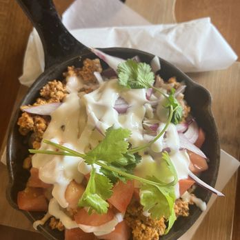 Sage Social Eatery - Chorizo Skillet - Latin American Near Me - Covina, California Sage Social Eatery - Chorizo Skillet - Latin American Near Me - Covina, California