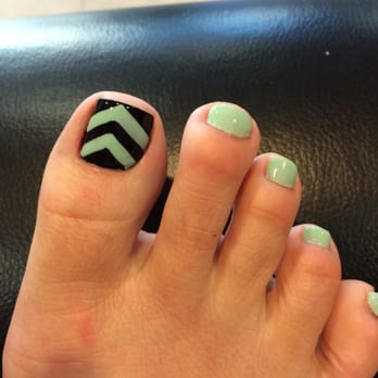 New Image Nail Spa - Chevron designed toes!!! - Nail Salons Near Me - Burbank, California New Image Nail Spa - Chevron designed toes!!! - Nail Salons Near Me - Burbank, California