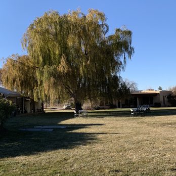 Corrales Winery - the back yard of the winery - Wineries Near Me - Corrales, New Mexico