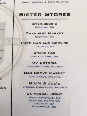 Menu photo 8 Universal Joint Chattanooga, TN