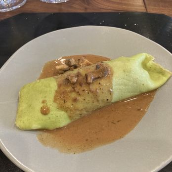 Pacific Standard Prime - Jidori chicken and scallion crepe (wish we got 2 since this was delicious!) - Steakhouses Near Me - Redondo Beach, California