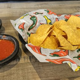 Free chips and salsa Free chips and salsa