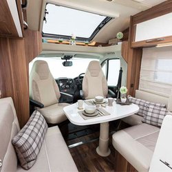 Atlas Motorhome & Campervan Hire - Dining area in 2-4 berth motorhome