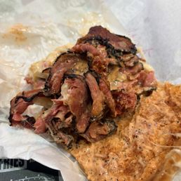 Hot pastrami sandwich Hot pastrami sandwich