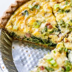 The Cluckin Hen house - crusted quiche