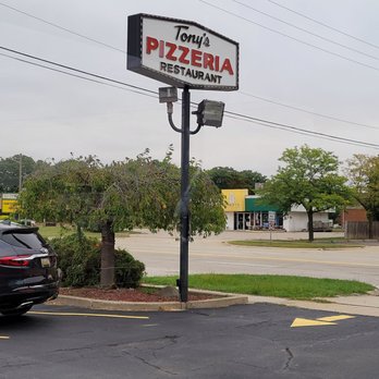 Tony's Pizzeria - a sign for a restaurant - Pizza Near Me - Troy, Michigan