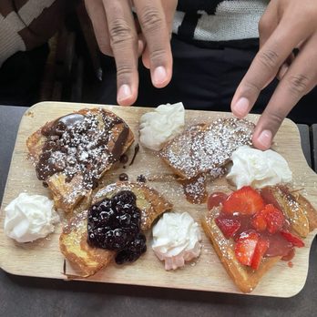 Comfort Cafe - Los Patios - French toast flight - Breakfast & Brunch Near Me - San Antonio, Texas Comfort Cafe - Los Patios - French toast flight - Breakfast & Brunch Near Me - San Antonio, Texas