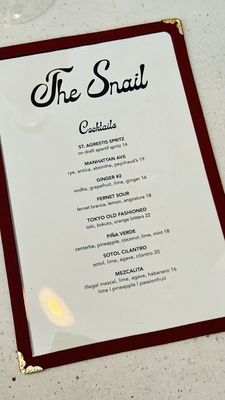Menu photo 4 The Snail Brooklyn, NY