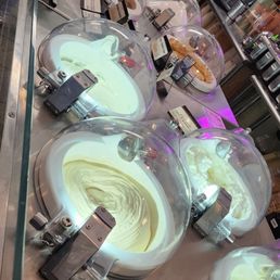 Churning machines right in front of you Churning machines right in front of you