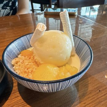 Novikov Miami - coconut panna cotta - Chinese Near Me - Miami, Florida Novikov Miami - coconut panna cotta - Chinese Near Me - Miami, Florida