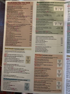 Menu photo 1 The White Swan London, XGL Menu photo 1 The White Swan London, XGL