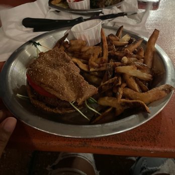 Rodeo Goat - Turkey burger with a beyond patty substitute - Burgers Near Me - Plano, Texas Rodeo Goat - Turkey burger with a beyond patty substitute - Burgers Near Me - Plano, Texas