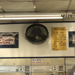 Coin Laundry - Today it was over 90° out and all of the fans and air was off! Nobody was here to ask to turn the air on I called the owners didn't help!