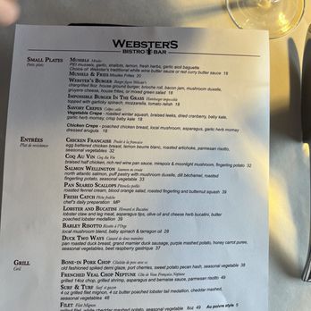 Webster's Bistro & Bar - New American Near Me - North Tonawanda, New York Webster's Bistro & Bar - New American Near Me - North Tonawanda, New York