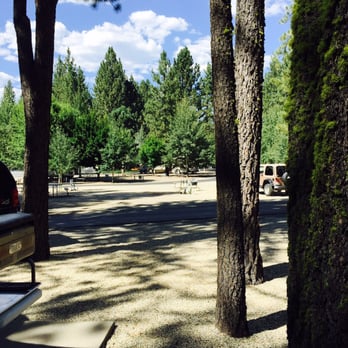 Clio's Rivers Edge Rv Park - Looking into the park. - RV Parks Near Me - Clio, California