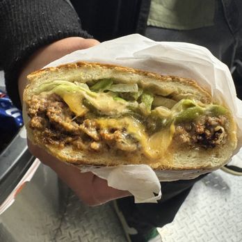 Meat the Cheese - Hatch chili chopped cheese. (Special) - Hot Dogs Near Me