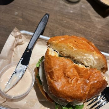 American Grub - Mushroom Swiss burger - Burgers Near Me - Tustin, California